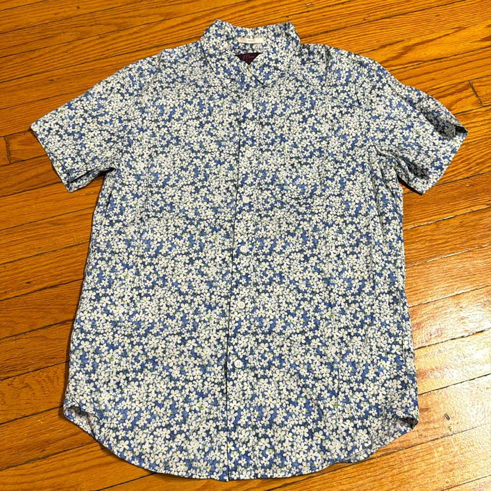 Men’s Short sleeve Button Down J Crew Slim